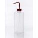 SP Bel-Art Narrow-Mouth 1000ml (32oz) Polyethylene Wash Bottles; Red Polypropylene Cap, 38mm Closure (Pack of 4)