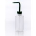 SP Bel-Art Narrow-Mouth 250ml (8oz) Polyethylene Wash Bottles; Green Polypropylene Cap, 28mm Closure (Pack of 6)