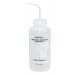 SP Bel-Art Safety-Labeled 2-Color LYOB Wide-Mouth Wash Bottles; 1000ml (32oz), Polyethylene w/Natural Polypropylene Cap (Pack of 6)
