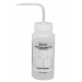 SP Bel-Art Safety-Labeled 2-Color LYOB Wide-Mouth Wash Bottles; 500ml (16oz), Polyethylene w/Natural Polypropylene Cap (Pack of 6)