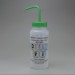 SP Bel-Art GHS Labeled Methyl Ethyl Ketone Wash Bottles; 500ml (16oz), Polyethylene w/Green Polypropylene Cap (Pack of 4)