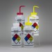 SP Bel-Art GHS Labeled Safety-Vented Assorted Wash Bottles; 1000ml (32oz), Polyethylene w/ Polypropylene Cap (Pack of 4)