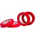 SP Bel-Art Write-On Red Label Tape; 40yd Length, ³/₄ in. Width, 3 in. Core (Pack of 4)