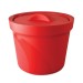 SP Bel-Art Magic Touch 2 High Performance Red Ice Bucket; 4.0 Liter, With Lid