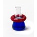 SP Bel-Art Round 0.5lb Lead Ring Flask Weight with Vikem Vinyl Coating; For 125-500ml Flasks