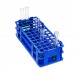 SP Bel-Art No-Wire Test Tube Rack; For 13-16mm Tubes, 60 Places, Blue