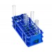 SP Bel-Art No-Wire Test Tube Rack; For 16-20mm Tubes, 40 Places, Blue