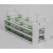 SP Bel-Art Stack Rack Test Tube Rack; For 16-20mm Tubes, 40 Places, Polypropylene