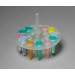SP Bel-Art ProCulture Round Microcentrifuge Floating Bubble Rack; For 0.5ml Tubes, 20 Places, Fits in 1000ml Beakers