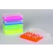 SP Bel-Art PCR Rack; For 0.2ml Tubes, 96 Places, Assorted Colors (Pack of 5)
