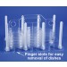 100mm Petri Dish Rack - Clear TPX Body