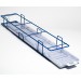 SP Bel-Art Modular Ultra-Low Freezer Rack with Drawer; 5 Places, 27 x 6 x 3½ in., Blue