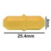 SP Bel-Art Spinbar Teflon Octagon Magnetic Stirring Bar; 25.4 x 8mm, Yellow