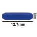 SP Bel-Art Spinbar Teflon Octagon Magnetic Stirring Bar; 12.7 x 3.2mm, Blue
