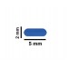 SP Bel-Art Spinbar Teflon Micro (Flea) Magnetic Stirring Bar; 5 x 2mm, Blue