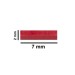 SP Bel-Art Spinbar Teflon Micro (Flea) Magnetic Stirring Bar; 7 x 2mm, Red