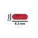 SP Bel-Art Spinbar Teflon Micro (Flea) Magnetic Stirring Bar; 6.35 x 3mm, Red