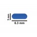 SP Bel-Art Spinbar Teflon Micro (Flea) Magnetic Stirring Bar; 6.35 x 3mm, Blue
