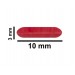 SP Bel-Art Spinbar Teflon Micro (Flea) Magnetic Stirring Bar; 10 x 3mm, Red