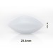 SP Bel-Art Spinbar Teflon Elliptical (Egg-Shaped) Magnetic Stirring Bar; 25.4 x 12.7mm, White
