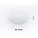 SP Bel-Art Spinbar Teflon Elliptical (Egg-Shaped) Magnetic Stirring Bar; 19.1 x 9.5mm, White