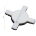 SP Bel-Art Spinstar Teflon Magnetic Stirring Bar; 62mm, fits 250ml Beakers, White