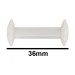 SP Bel-Art Circulus Teflon Magnetic Stirring Bar; 36mm Length, White