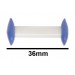 SP Bel-Art Circulus Teflon Magnetic Stirring Bar; 36mm Length, Blue
