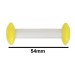 SP Bel-Art Circulus Teflon Magnetic Stirring Bar; 54mm Length, Yellow