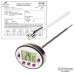 SP Bel-Art, H-B DURAC Calibrated Electronic Stainless Steel Stem Thermometer, -40/232C (-40/450F), 127mm (5 in.) Probe