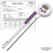 SP Bel-Art, H-B DURAC Calibrated Electronic Stainless Steel Stem Thermometer, -50/200C (-58/392F), 127mm (5 in.) Probe