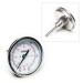 SP Bel-Art, H-B DURAC Bi-Metallic Dial Thermometer; 10 to 150C (50 to 300F), 1/2 in. NPT Threaded Connection, 75mm Dial