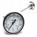 SP Bel-Art, H-B DURAC Bi-Metallic Dial Thermometer; 10 to 260C (50 to 500F), 1/2 in. NPT Threaded Connection, 75mm Dial