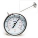 SP Bel-Art, H-B DURAC Bi-Metallic Dial Thermometer; -40 to 50C (-40 to 120F), 1/2 in. NPT Threaded Connection, 75mm Dial