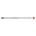 SP Bel-Art, H-B DURAC Plus PFA Safety Coated Liquid-In-Glass Laboratory Thermometer; -10 to 150C, 50mm Immersion, Organic Liquid Fill