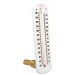 SP Bel-Art, H-B DURAC Hot Water/Refrigerant Line Liquid-In-Glass Angled Thermometer; 5 to 120C (40 to 260F), Steel Well, Organic Liquid Fill