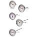 SP Bel-Art, H-B DURAC Bi-Metallic Dial Thermometer; 0 to 50C (25 to 125F), 1/2 in. NPT Threaded Connection, 75mm Dial