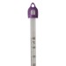 SP Bel-Art, H-B Liquid-in-Glass Thermometer Non-Roll Fitting, Purple PVC Plastic, Ring Top (Pack of 25)